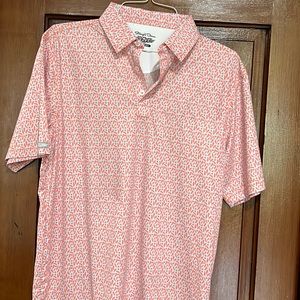 Men’s Straight Down Golf Polo Size M EUC